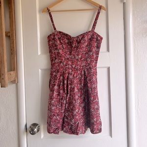 100% silk mini dress